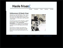 Tablet Screenshot of hasle-frisor.dk